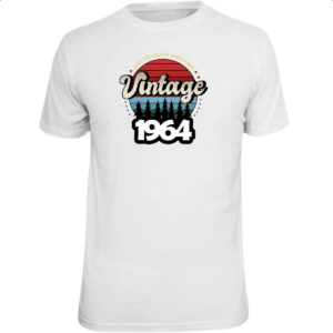 Camiseta Unissex Vintage being awesome 1964