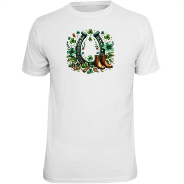 Camiseta Unissex St Patricks Day Ferradura
