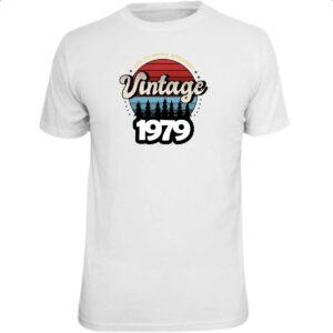 Camiseta Unissex Vintage being awesome 1979