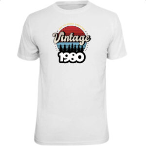 Camiseta Unissex Vintage being awesome 1980