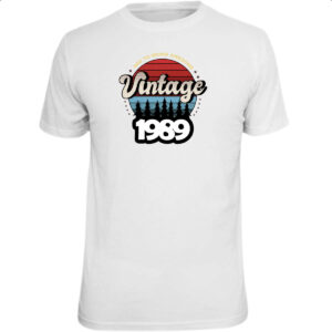 Camiseta Unissex Vintage being awesome 1989