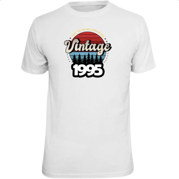 Camiseta Unissex Vintage being awesome 1995