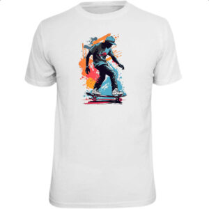 Camiseta Unissex Street Skate Art Splash