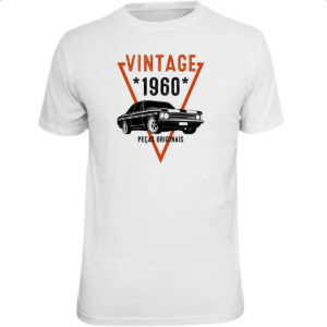 Camiseta Unissex Vintage Pecas Originais 1960
