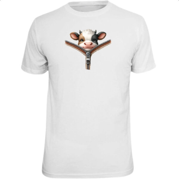 Camiseta Unissex Vaca no ziper