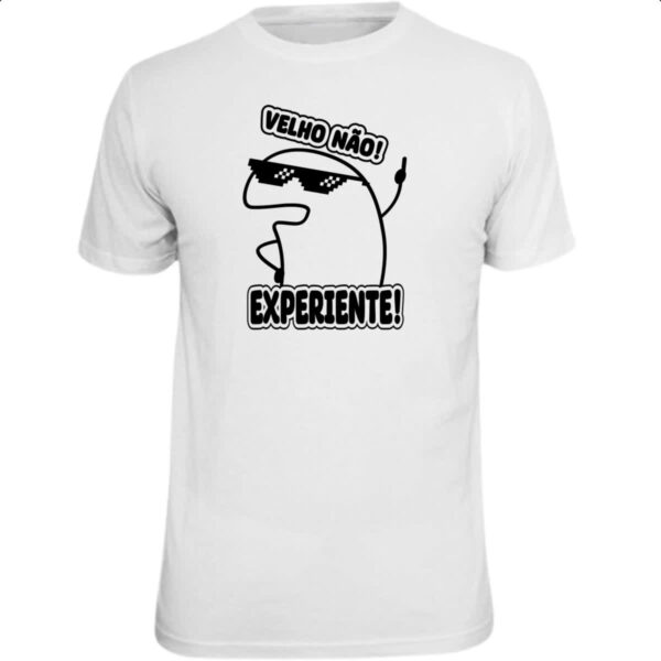 Camiseta Unissex Velho nao experiente flork
