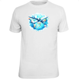 Camiseta Unissex Viagem aviao turismo