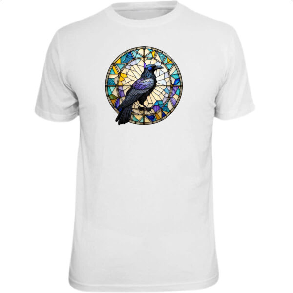 Camiseta Unissex Vitral corvo