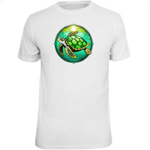 Camiseta Unissex Vitral tartaruga