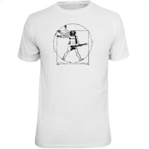 Camiseta Unissex Vitruvian Rock Star