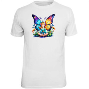 Camiseta Unissex Borboleta elfo fofinha