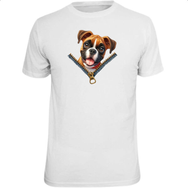 Camiseta Unissex Boxer no Ziper