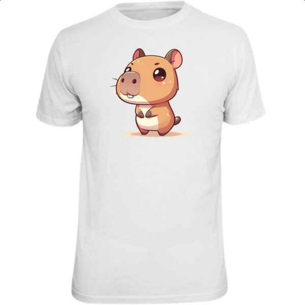 Camiseta Unissex Capivara Chibi