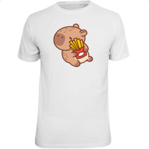 Camiseta Unissex Capivara Fritas