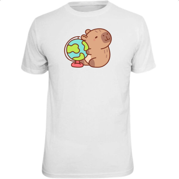 Camiseta Unissex Capivara Globo