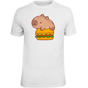 Camiseta Unissex Capivara Hamburguer