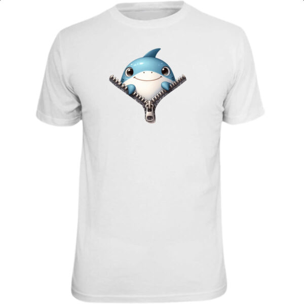 Camiseta Unissex Tubarao no ziper