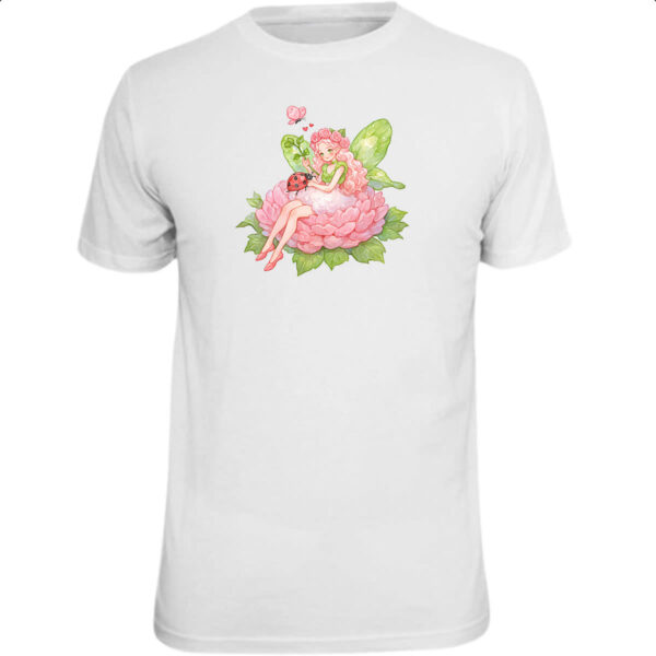 Camiseta Unissex Fada e Joaninha