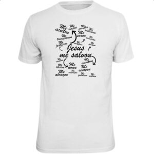 Camiseta Unissex Jesus me salvou