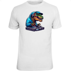 Camiseta Unissex T-Rex DJ