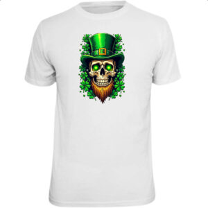 Camiseta Unissex Skull Leprechaun