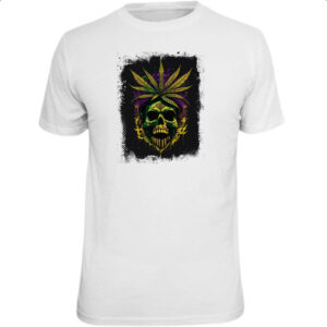 Camiseta Unissex Skull Erva Medicinal
