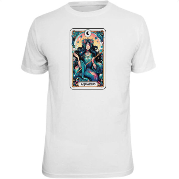 Camiseta Unissex Signo Carta Taro Aquario