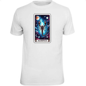 Camiseta Unissex Signo Carta Taro Escorpiao