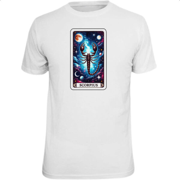 Camiseta Unissex Signo Carta Taro Escorpiao