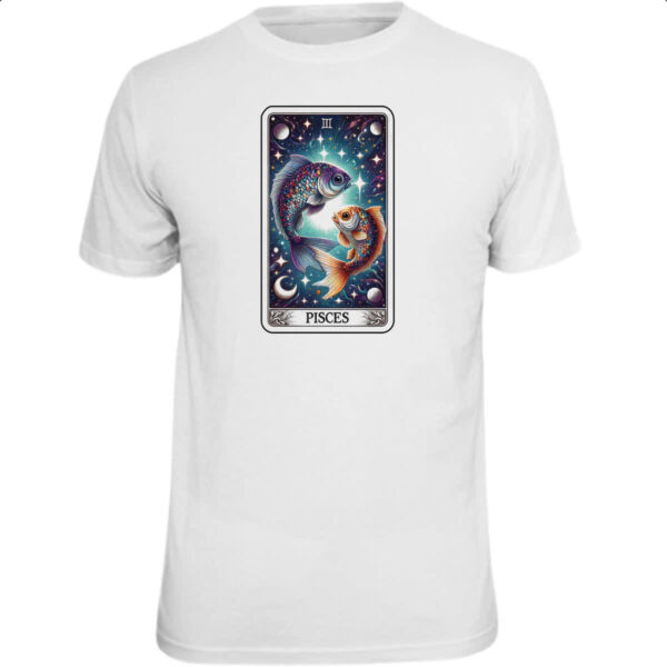 Camiseta Unissex Signo Carta Taro Peixes