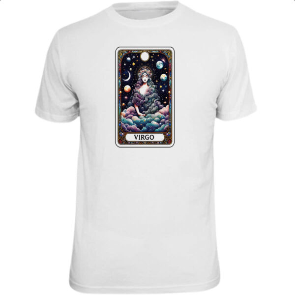 Camiseta Unissex Signo Carta Taro Virgem