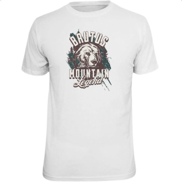 Camiseta Unissex Urso Lenda da montanha bruta