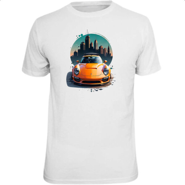Camiseta Unissex Porche sunset city
