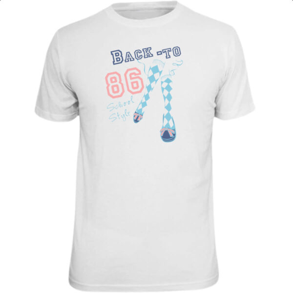 Camiseta Unissex Back to 86 School Style