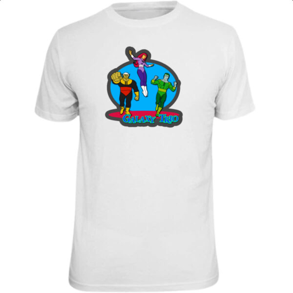 Camiseta Unissex Nostalgia Galaxy Trio