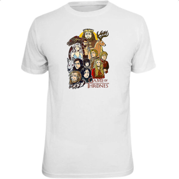 Camiseta Unissex Game of thrones - Cartoon print