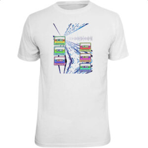 Camiseta Unissex Fitas K7 anos 80 difusion art