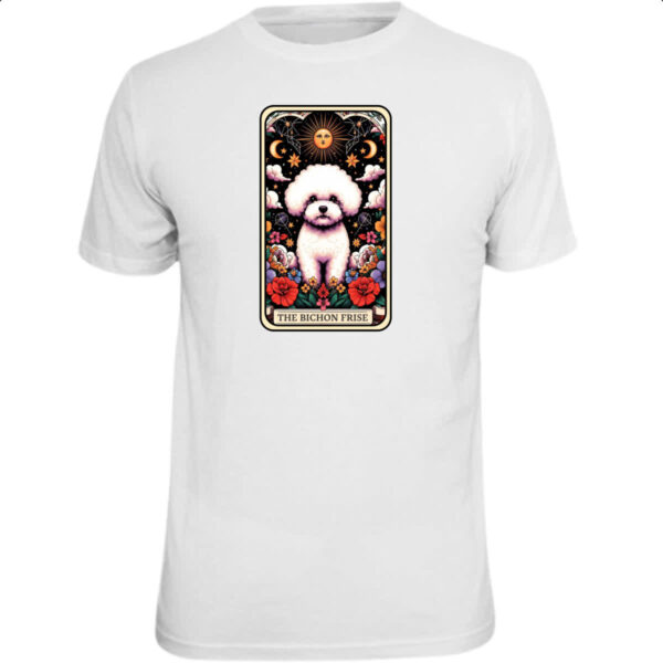 Camiseta Unissex Taro cachorro Bichon Frise