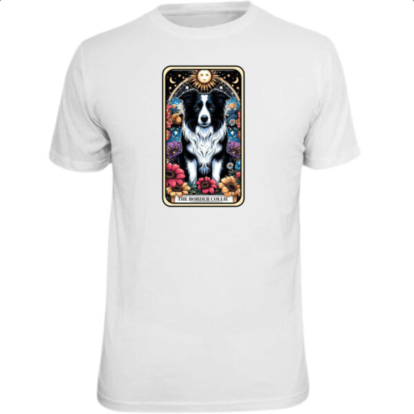 Camiseta Unissex Taro cachorro Border Collie