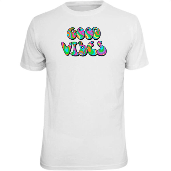 Camiseta Unissex Hippie Psicodelico Boas Vibracoes