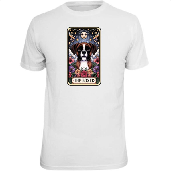 Camiseta Unissex Taro cachorro Boxer
