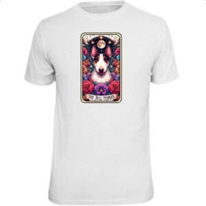 Camiseta Unissex Taro cachorro Bull Terrier