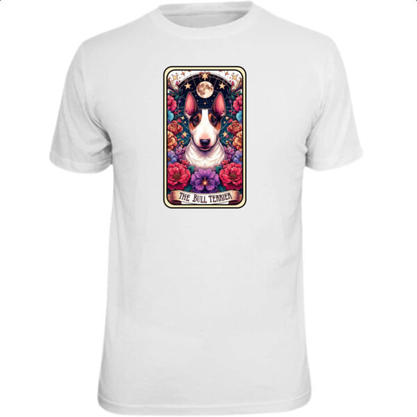 Camiseta Unissex Taro cachorro Bull Terrier