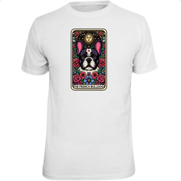Camiseta Unissex Taro cachorro Bulldog Frances