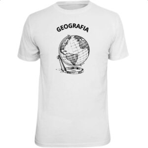 Camiseta Unissex Geografia Globo