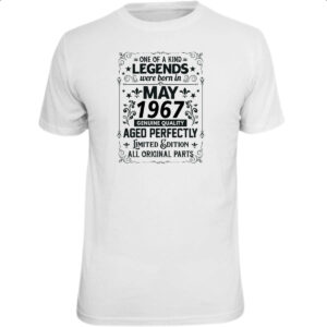Camiseta Unissex Legends Were Born MAI-1967