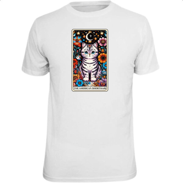 Camiseta Unissex Taro gato American Shorthair