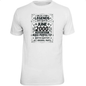 Camiseta Unissex Legends Were Born JUN-2000