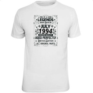 Camiseta Unissex Legends Were Born JUL-1994