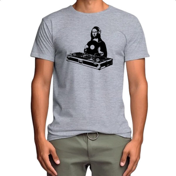 Camiseta Cinza Monalisa DJ - Imagem 4